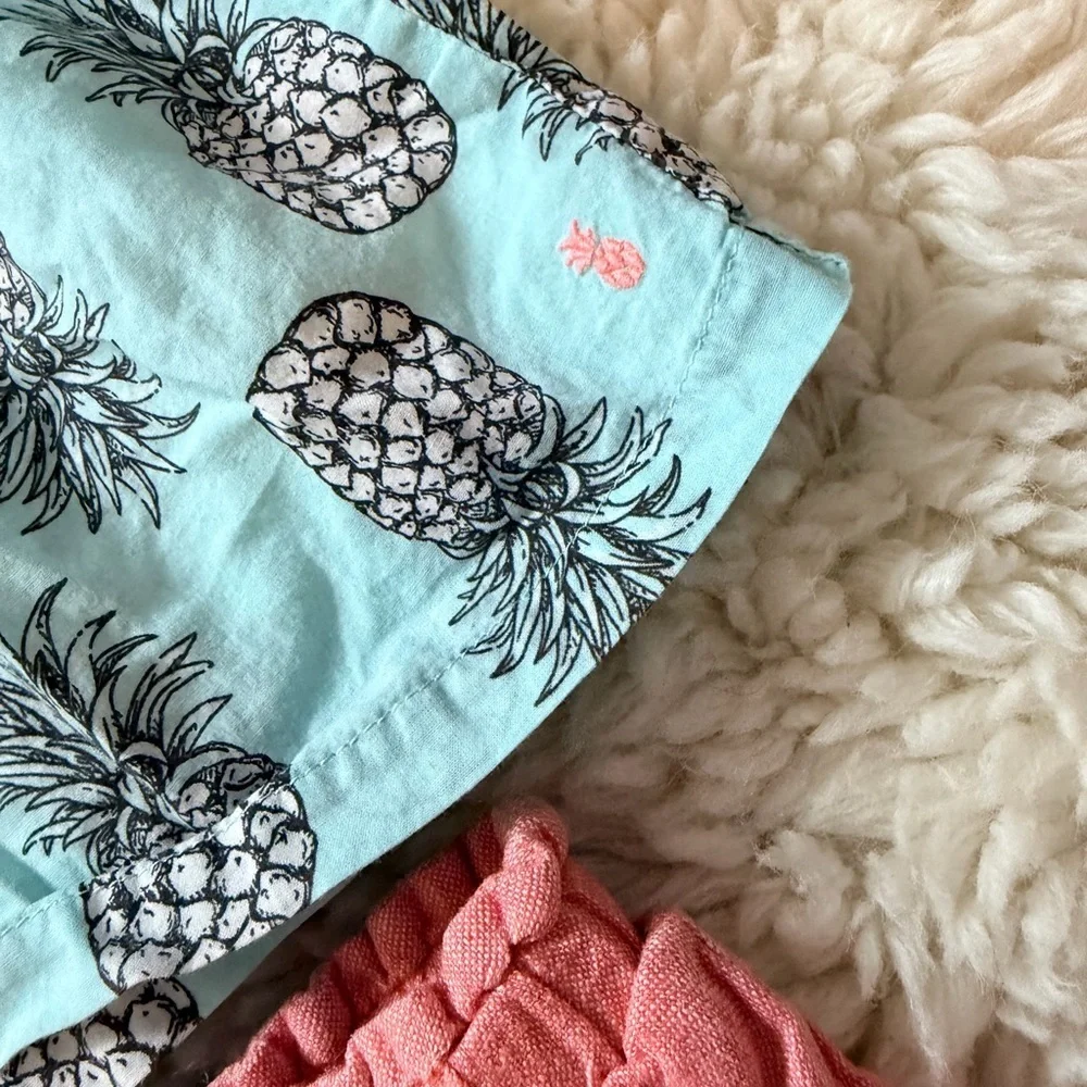 Old Navy Kids Pineapple Print Set - Blue and orange